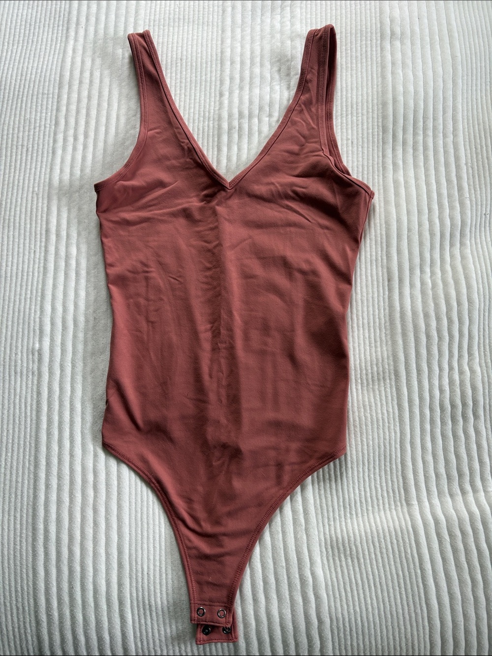 Abercrombie One-Piece Bodysuit in Dusty Rose
